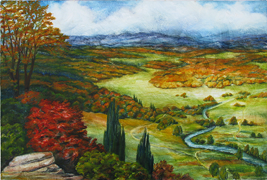 Tito Landscape (Oil painting)