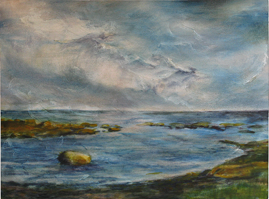 Guilford Beach (Oil painting)