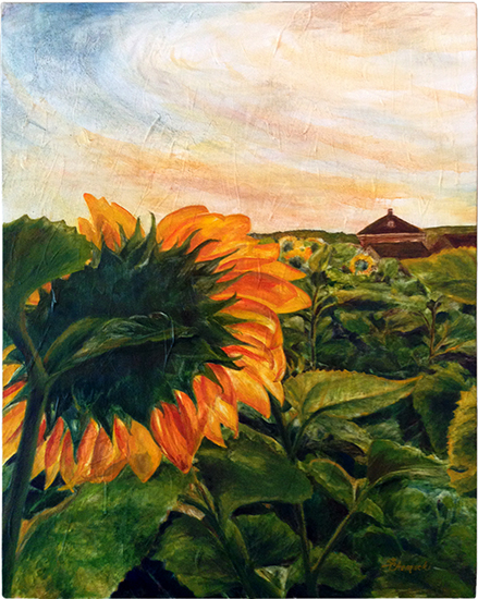 The Time Was Right / Buttonwood Farm (Oil painting)