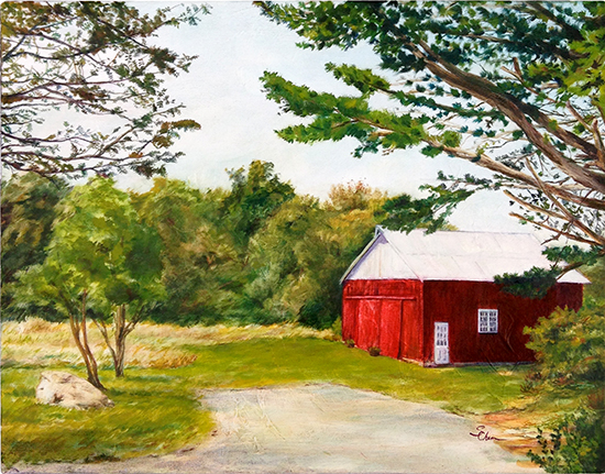 Remy's Barn (Oil painting)