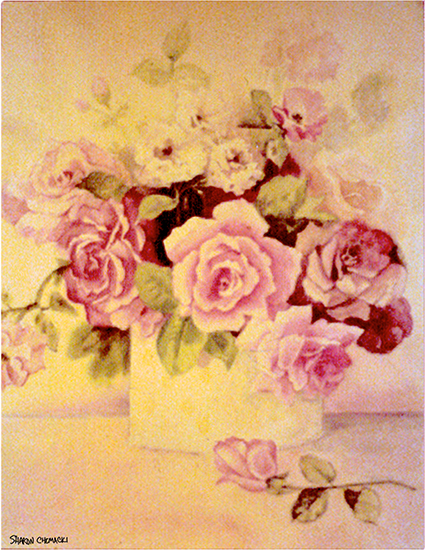 Flowers for Paula (Watercolor painting)