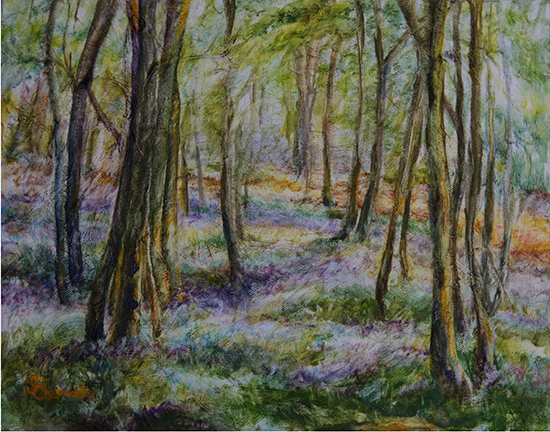 Quiet Woods (Oil painting)